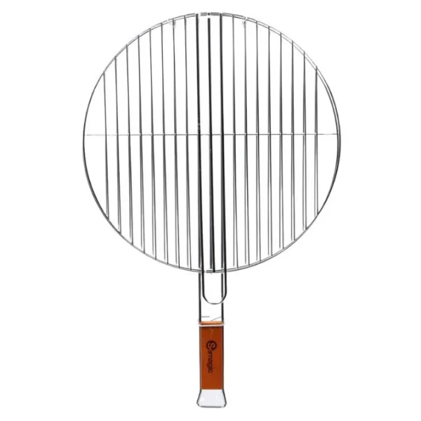 Mřížka gril.dvojitá chrom pr.41cm