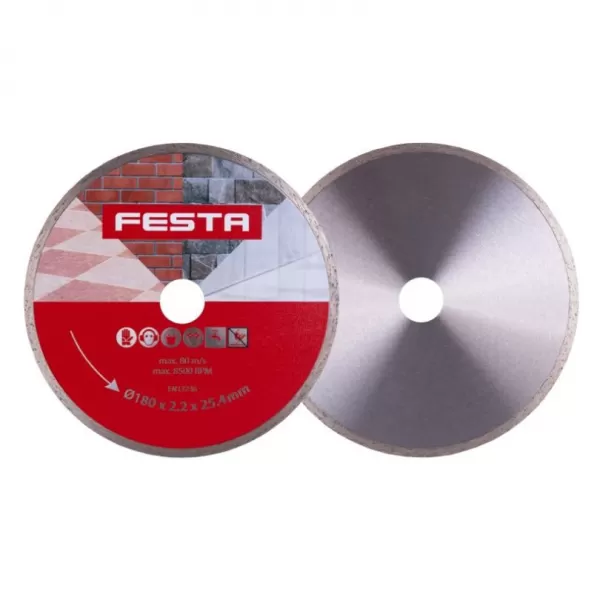 Kotouč diamantový FESTA plný 180x2,4x25,4mm