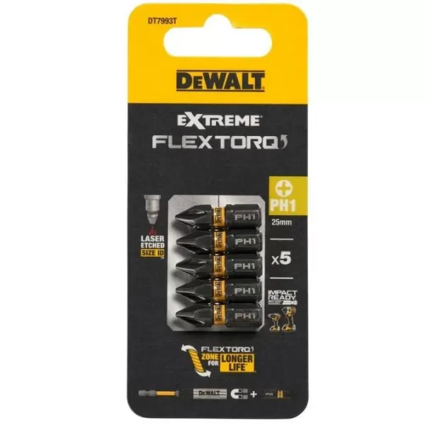 DEWALT Sada bitů impact Ph1/25mm DT 7993T