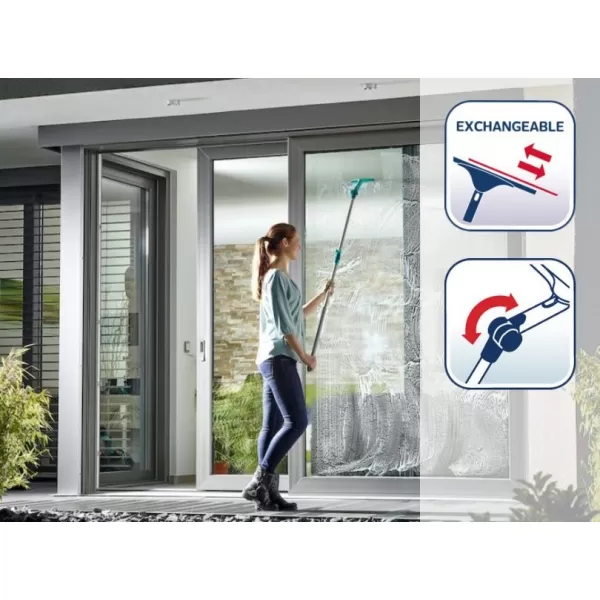 Stěrka na okna POWER SLIDE 40 cm s teleskopickou tyčí - CLICK System LEIFHEIT 51523
