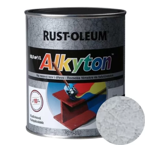 Alkyton kladívkový efekt - stříbrošedá, 750ml