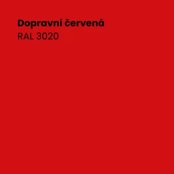 Alkyton hladký lesklý RAL 3020 - dopravní červená, 250ml