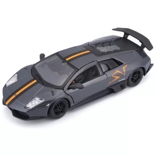 Bburago - Auta HOBBY, Murciélago LP 670-4 SV China Limited Edition, šedá metalíza, 1:24