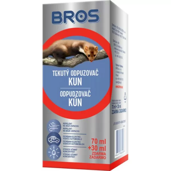 Bros Odpuzovač kun 70ml + 30 ml zdarma