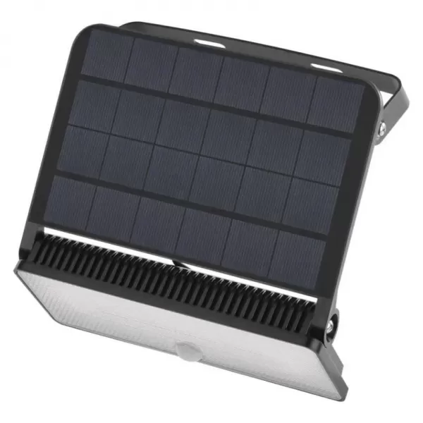 EMOS Solární LED reflektor SOLO s pohybovým čidlem, černý, 1600lm neutrální bílá ZG122S