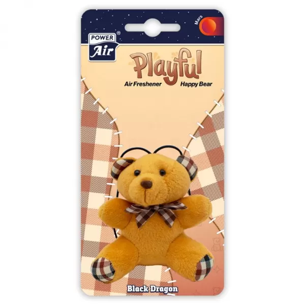 POWER AIR Happy Bear Brown Black Dragon