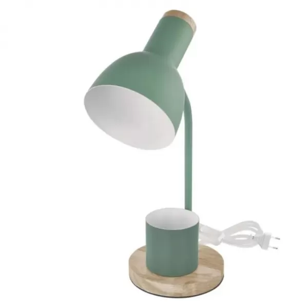 EMOS Stolní lampa POPPY na žárovku E27, zelená