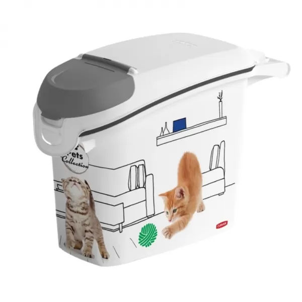 Kontejner na 6kg/15l suchého krmiva Kočka