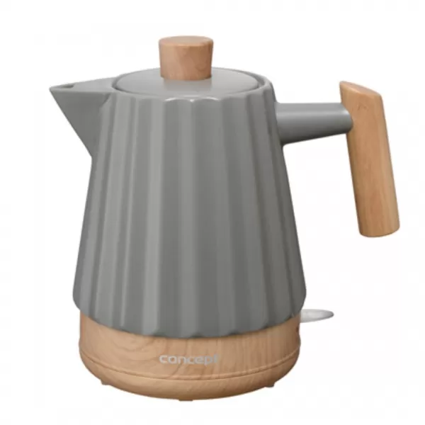 CONCEPT Rychlovarná konvice keramická 1,5 l, tmavě šedá