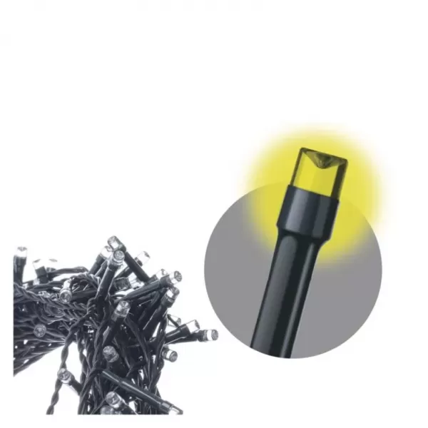 EMOS 120LED XMAS CURT 3AA IP44 WW /ZY2058/