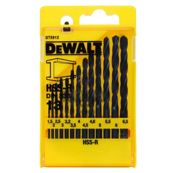 DEWALT Sada vrtáků do železa DT5912 13-ti dílna