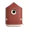 Budka ptačí-Cosy bird house-tuscan red 18cm