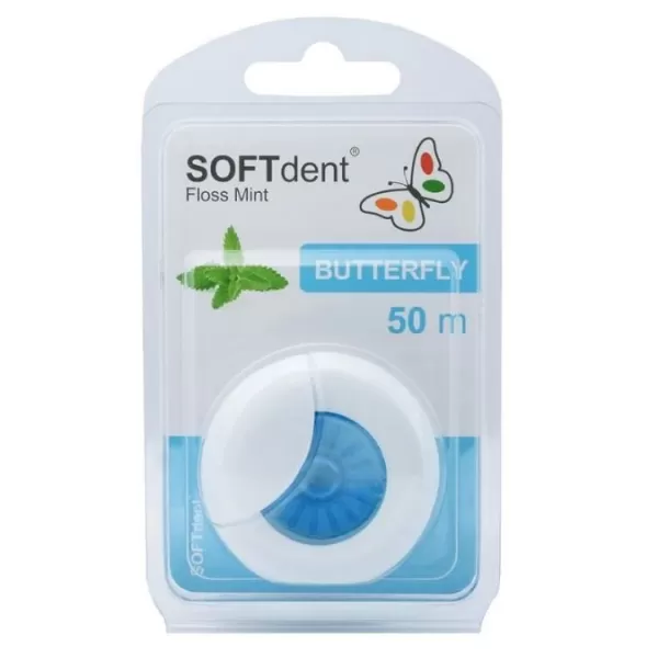 SOFTdent Dentální nit 50m MINT