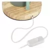 EMOS Stolní lampa POPPY na žárovku E27, zelená