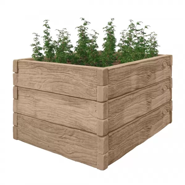 BEVES deska betonová ZÁHON DŘEVO 100cm pískovec (18ks/pal.)
