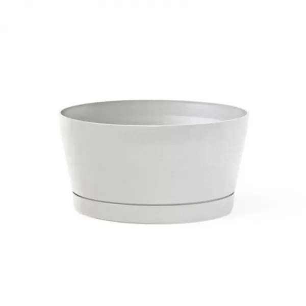 Mísa MIRA s podmiskou sv.šedá 24cm mat
