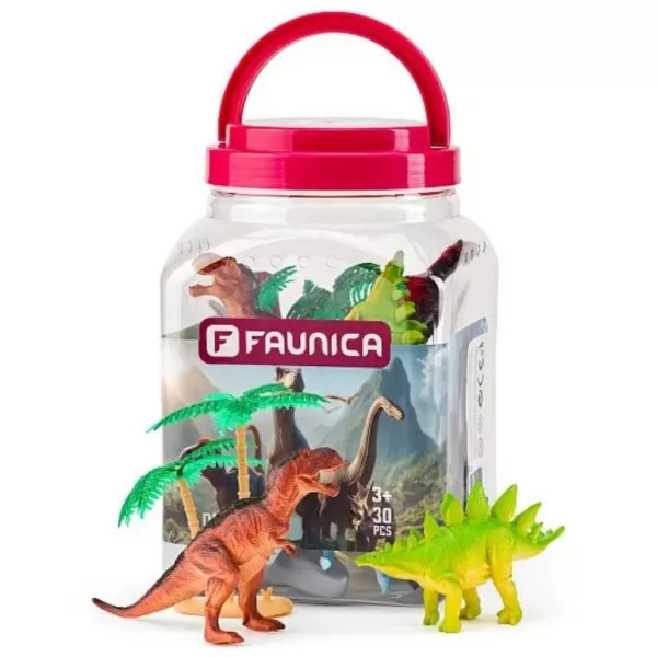 Zvířátka figurky sada v MEGA tubě-Dinosauři