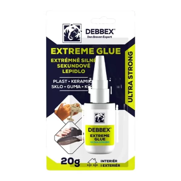 DENB Sekundové lepidlo SUPER GLUE, dóza 20g
