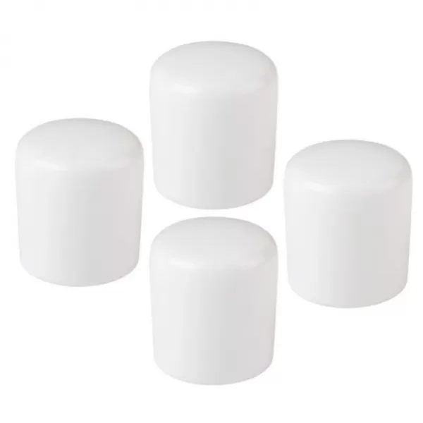 Krytka pr.18mm , plast bílá 4ks/bal