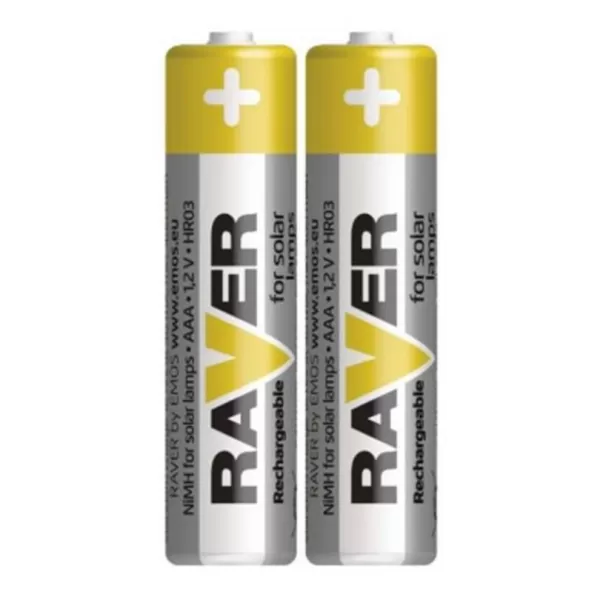 EMOS Baterie nabíj.do solár. lamp RAVER SOLAR AAA (HR03) 400 mAh (B7414) 2ks/bal