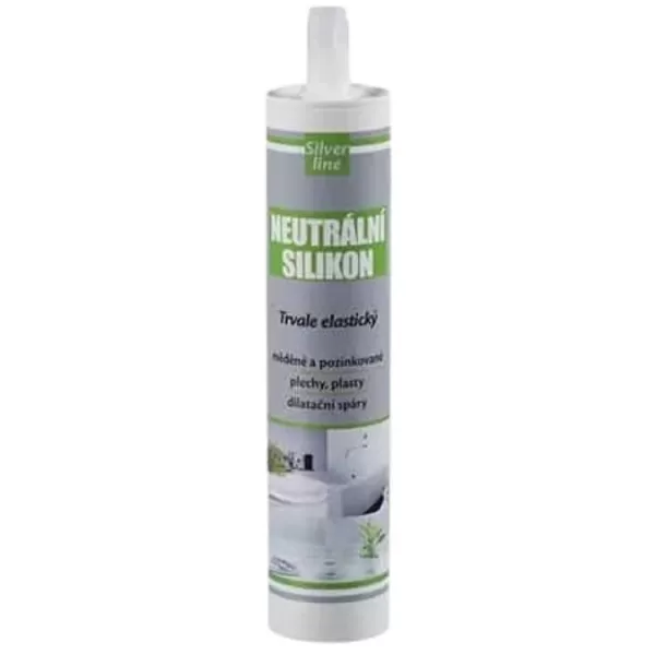 DENB Silikon neutrální 280ml bílý Silver Line