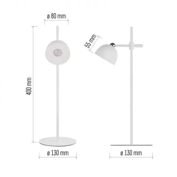 EMOS Lampa stolní SOPHIE bílá Z7635W