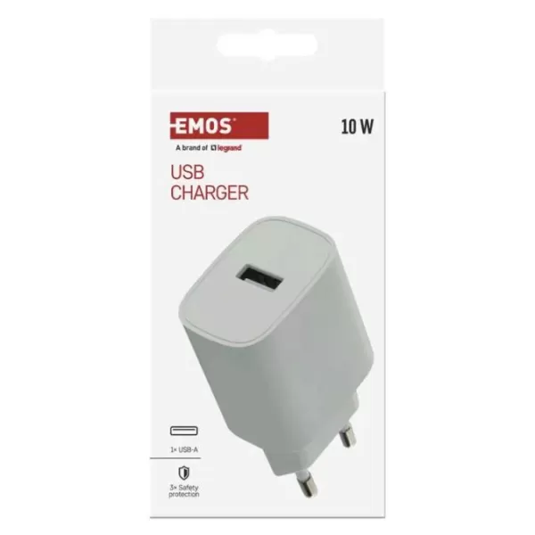 EMOS Univerzální USB adaptér BASIC do sítě 10 W max. V01B10