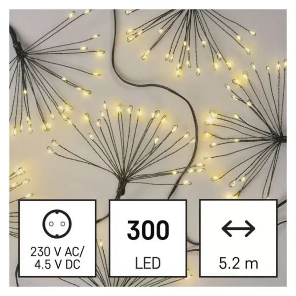 EMOS D3AW10 300LED NANO FIREWORKS GREEN-svět.řetěz