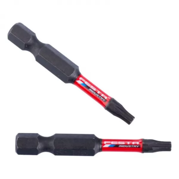 Torzní bit FESTA INDUSTRY T15 50mm S2 1/4" 2ks