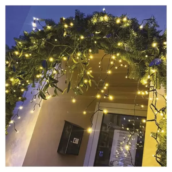 EMOS 600LED XMAS ICICLE MF 10M WW