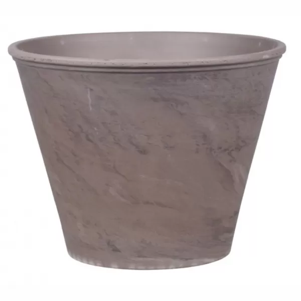 Květináč ORA d31x23cm/basalt-čed.melír / SP