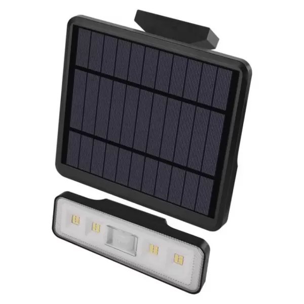 EMOS Solární LED reflektor SUNNO s pohybovým čidlem, černý, 1300lm neutrální bílá ZG112S