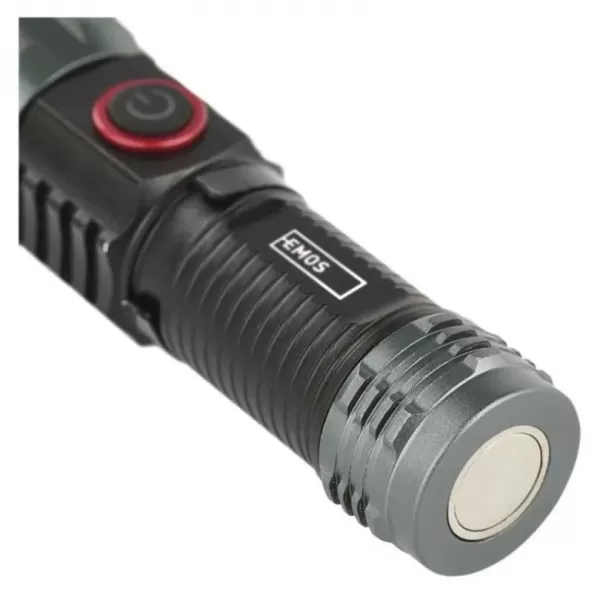 EMOS LED nabíjecí kovová svítilna 300 lm, 700 mAh