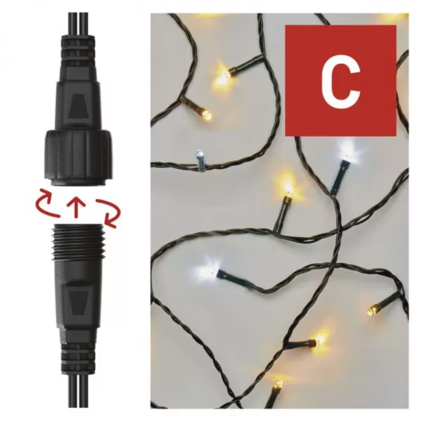 EMOS D1AN02 CONNECT CHAIN 100LED 10M IP44-světýlka