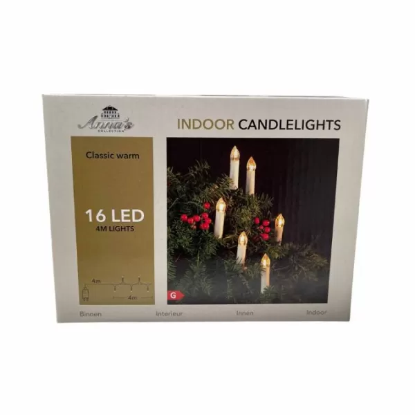 NIPEKO Sada svíce LED 16x