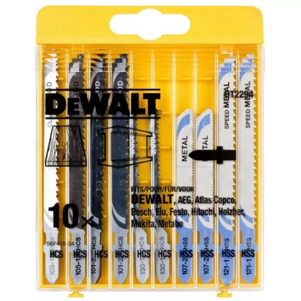 DEWALT Sada pil plátky, přímočar. DT2294