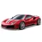 Bburago - RACE+PLAY Ferrari 488 Pista, červená, 1:24