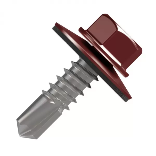 Šroub farmářský 4,8x35mm červený RAL 3011