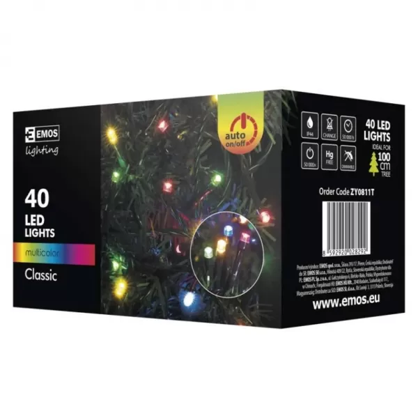 EMOS 40 LED XMAS CLASSIC TIMER 4M MC ZY0811T