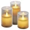 EMOS 3LED SET GLASS CANDLE MOVING FLAME WW DCCW05