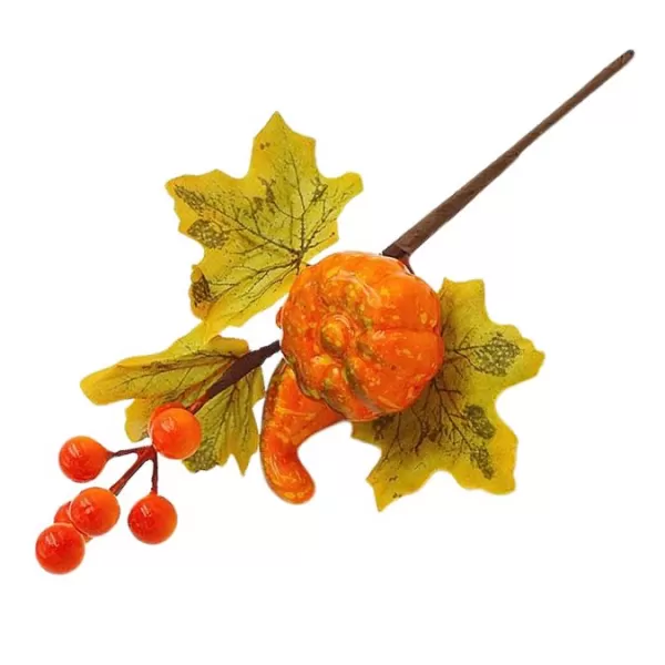 Dekorace - Přízdoba podzimní s dýní 23cm