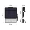 EMOS Solární LED reflektor SUNNO s pohybovým čidlem, černý, 1300lm neutrální bílá ZG112S