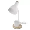 EMOS Stolní lampa POPPY na žárovku E27, bílá