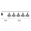 EMOS D3AC10 450LED NANO FIREWORKS GREEN-osvětlení vánoční