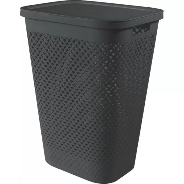 Koš na špinavé prádlo Pure šedá 55l