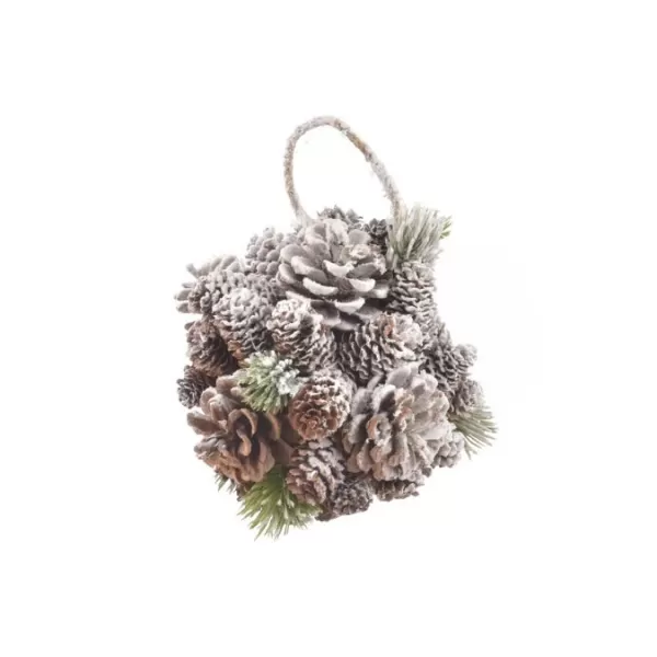 Koule UH šiška SNOW závěsná pr. 16 cm