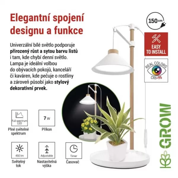 EMOS LED GROW pěstební lampa interiérová Z7905