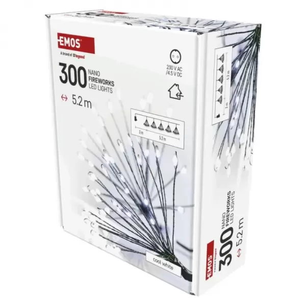 EMOS D3AC09 300LED NANO FIREWORKS GREEN-svět.řetěz