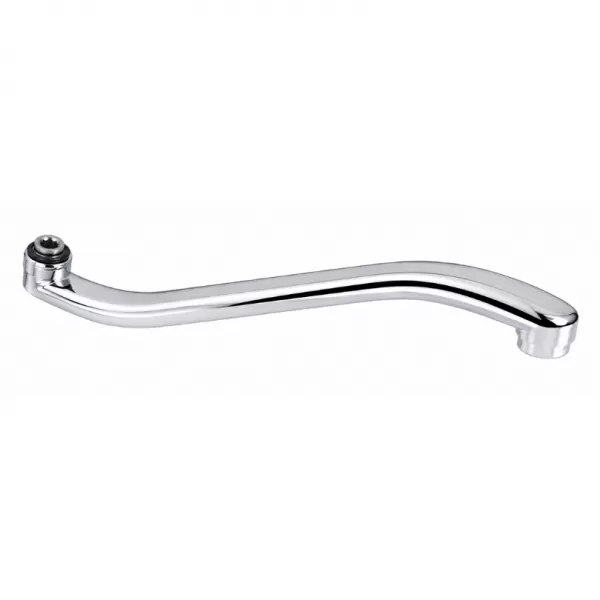 Ramínko výtokové 33cm prohnuté chrom RAM1078,0