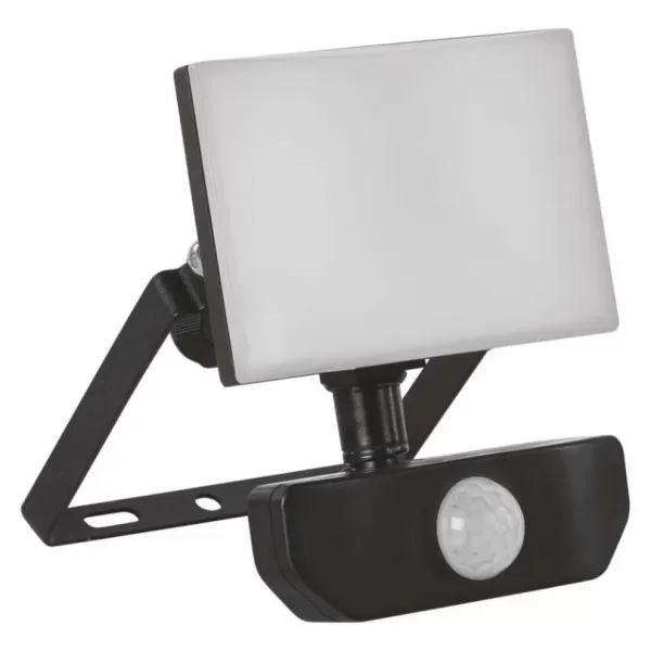 EMOS LED reflektor TAMBO se senzorem pohybu, 10 W, 1000 lm, černý